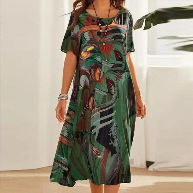 Nanna | Elegant print Dress