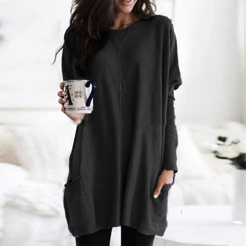 Milea | Long Sleeve Tunic with Pockets