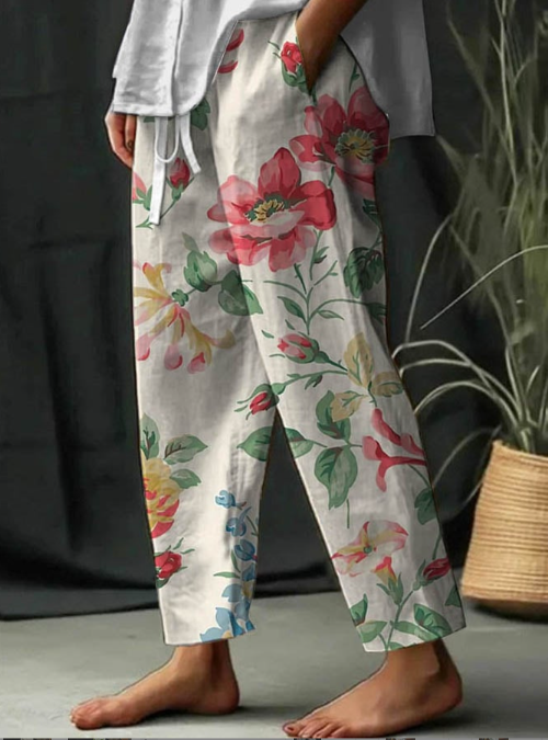 Emery | Floral Pants