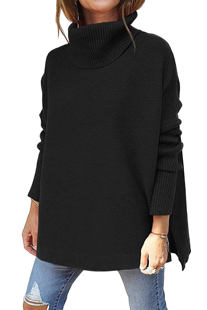 SAAR - Women's Tricot Sweater With Stand Collar