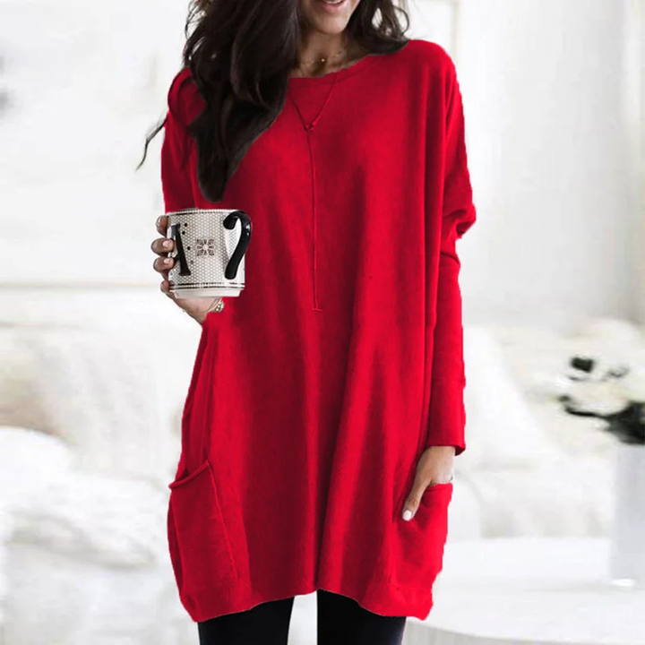 Milea | Long Sleeve Tunic with Pockets