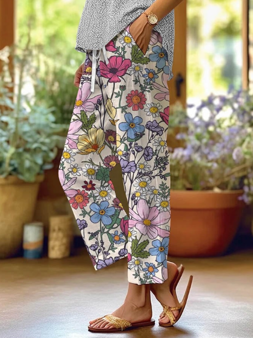 Emery | Floral Pants