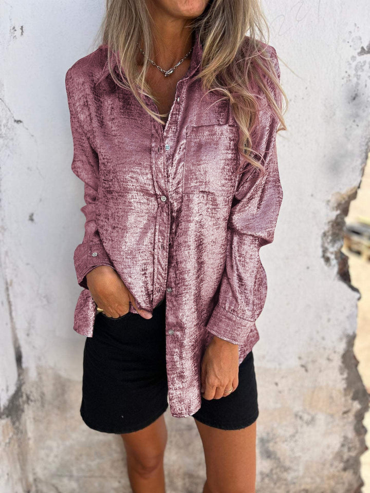 Mariam™ Metallic Blouse