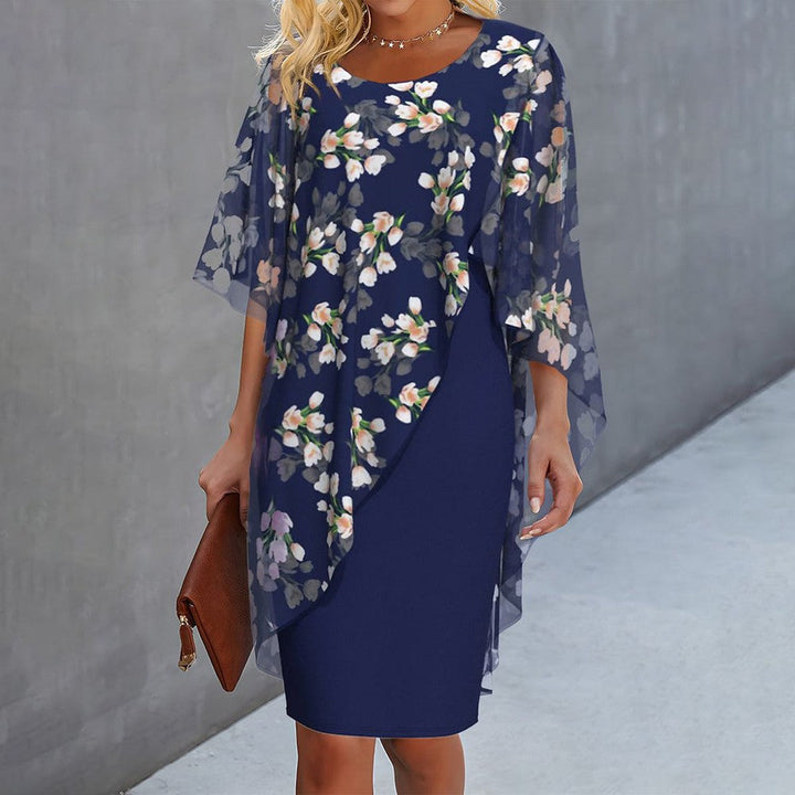 Marguerite - Floral Dress with Tummy Coverage