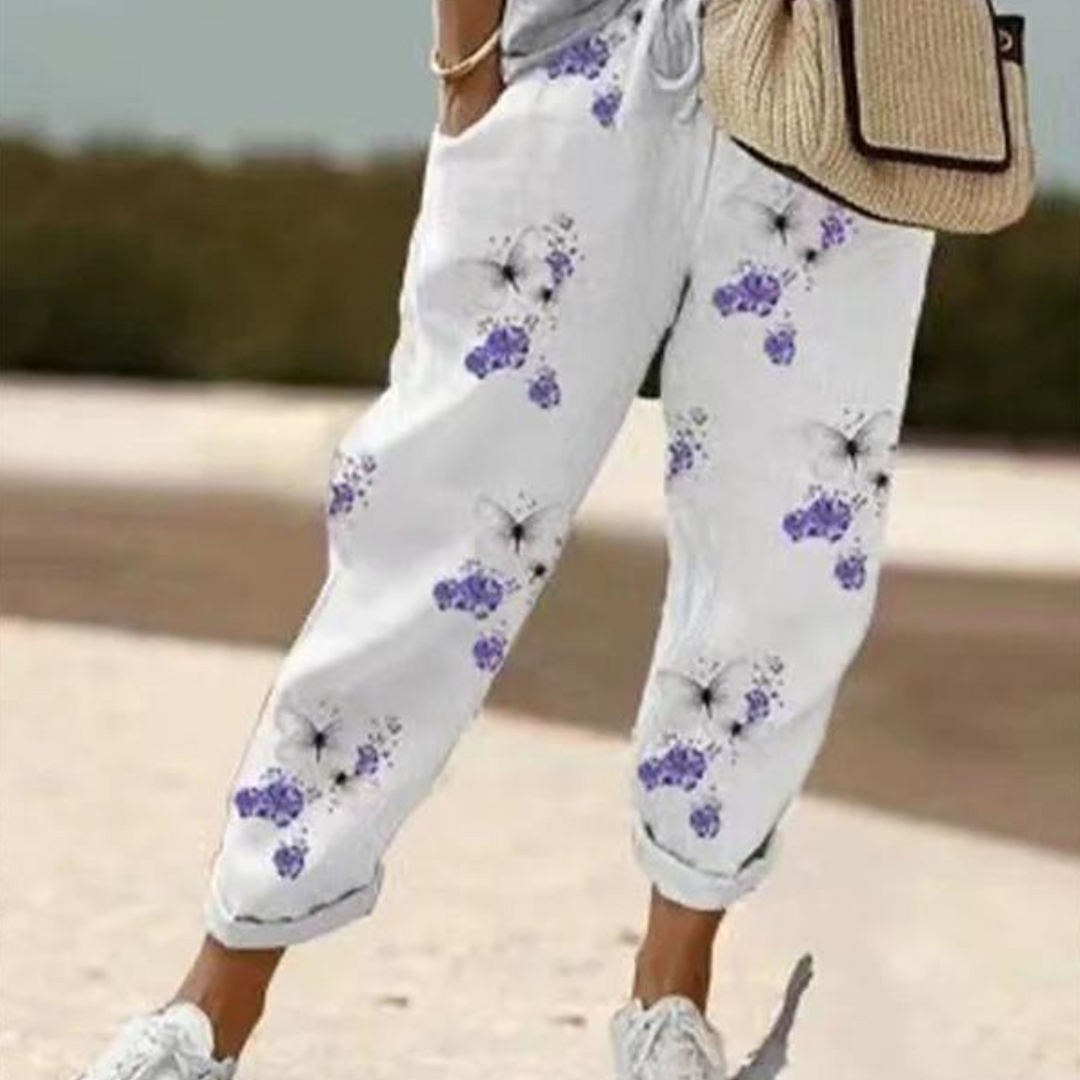 Malia | Multi-print pants