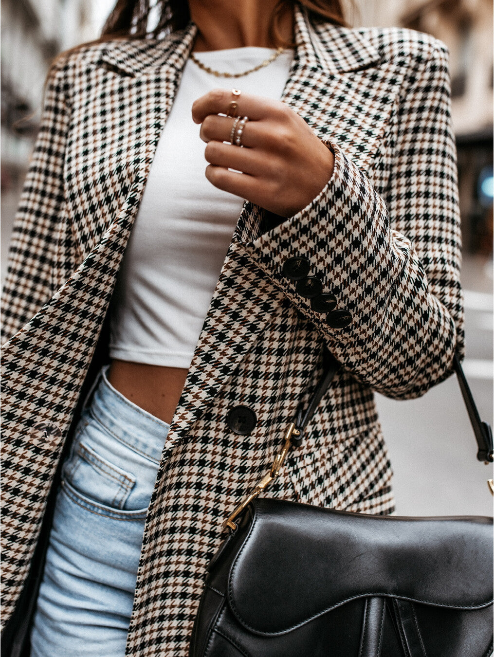 Harper | Plaid Blazer