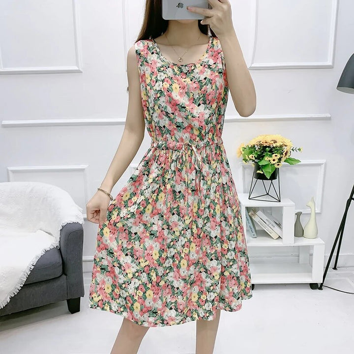 CHERRY - Casual Sleeveless Dress