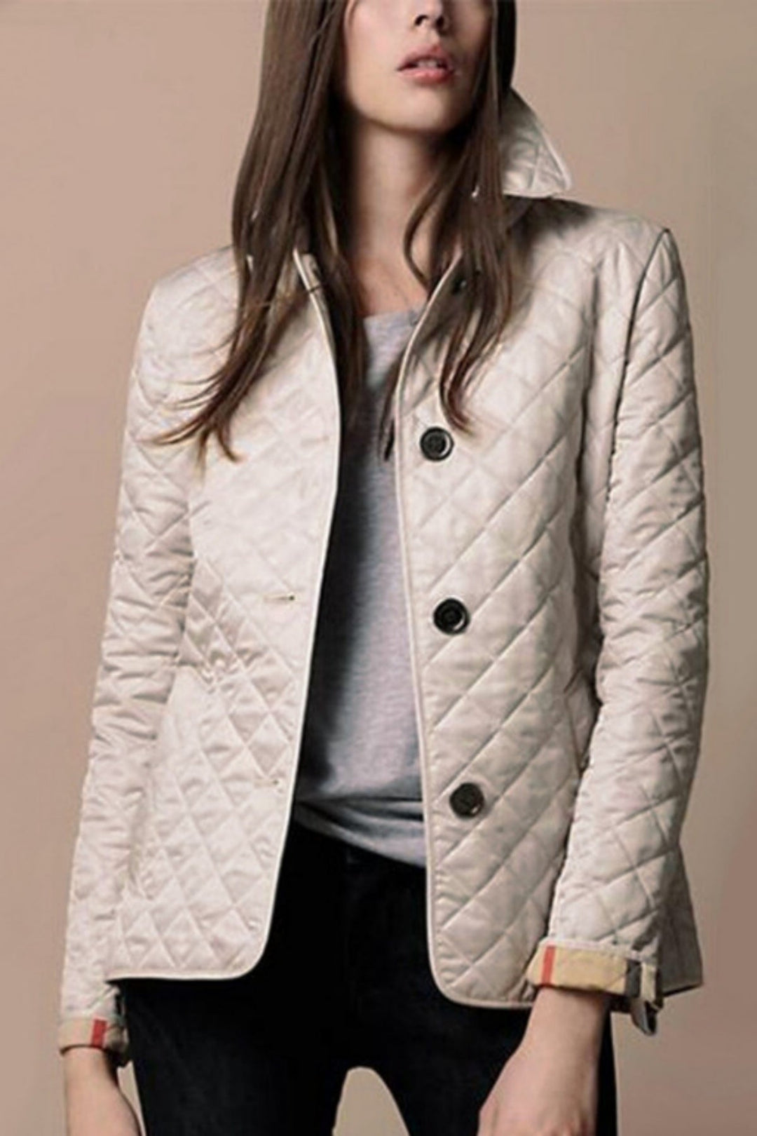 Alexis | Slim Silk Cotton Jacket