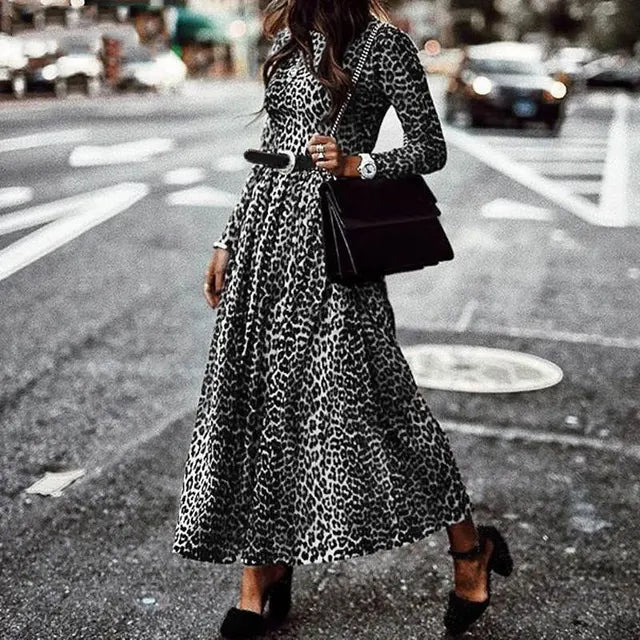 Alice - Leopard Print Dress