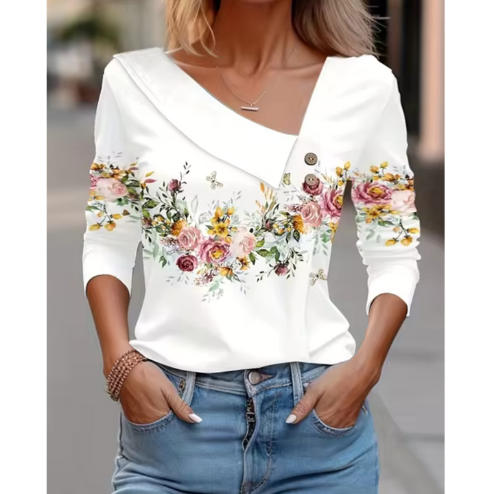 Brinley - Floral Sweater