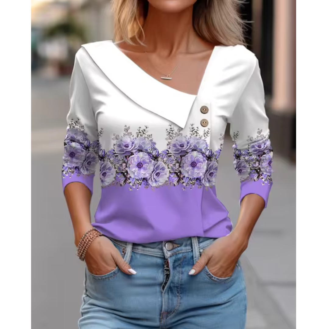 Brinley - Floral Sweater