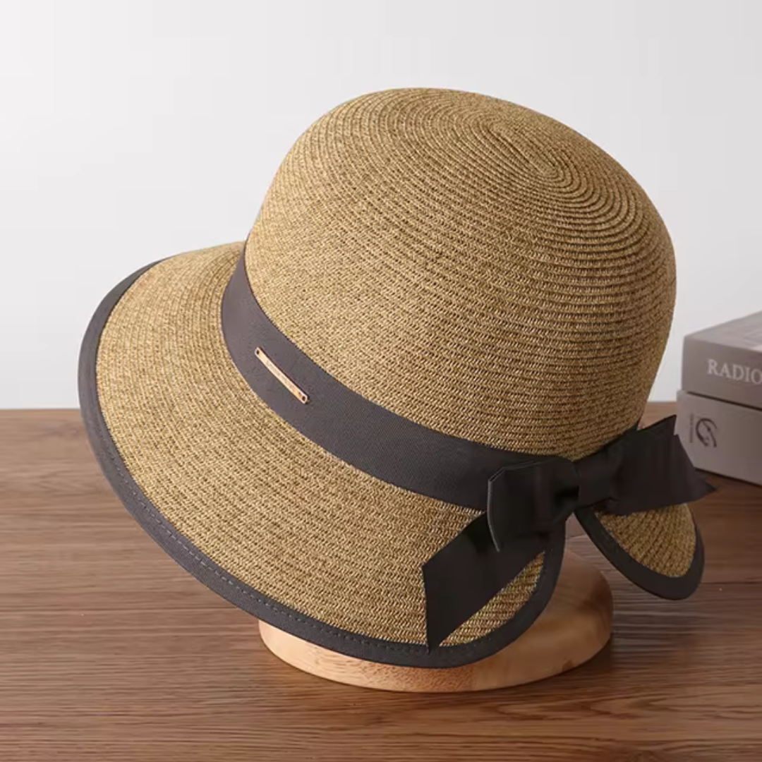 Cleo | Elegant wide-brimmed foldung sun hat