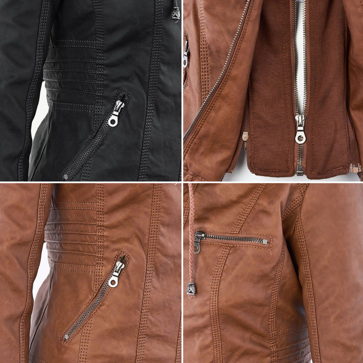 Zoe | Stylish Leather Jacket