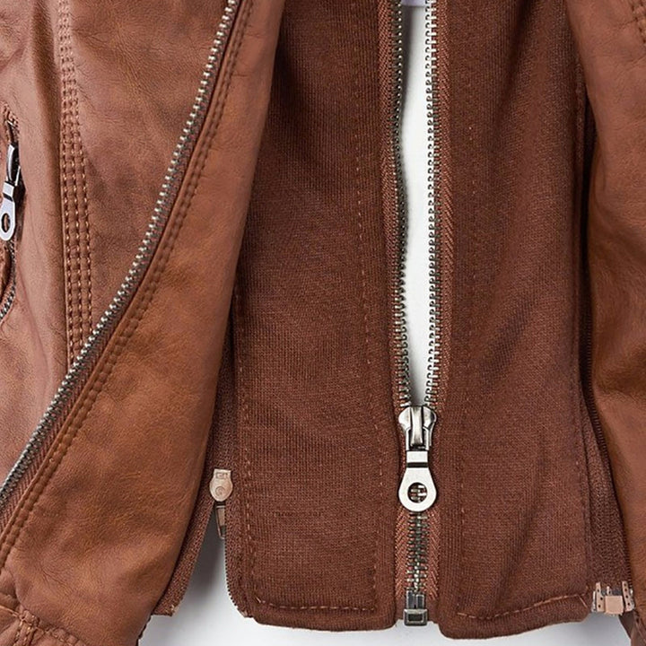 Zoe | Stylish Leather Jacket