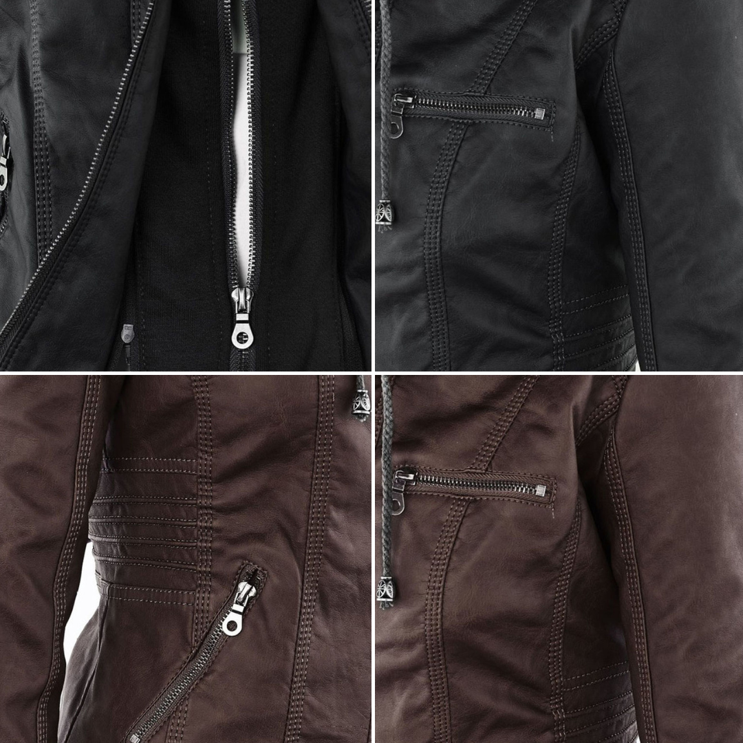 Zoe | Stylish Leather Jacket