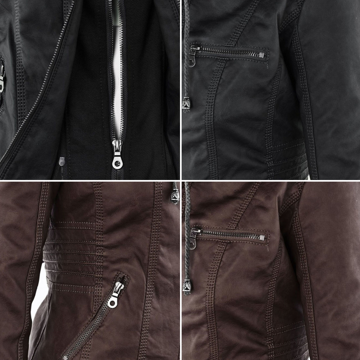 Zoe | Stylish Leather Jacket