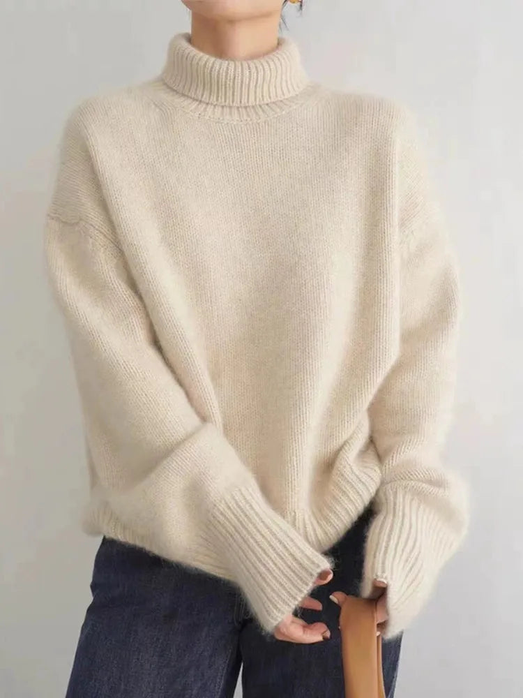 Madeline - Cashmere Turtleneck Sweater