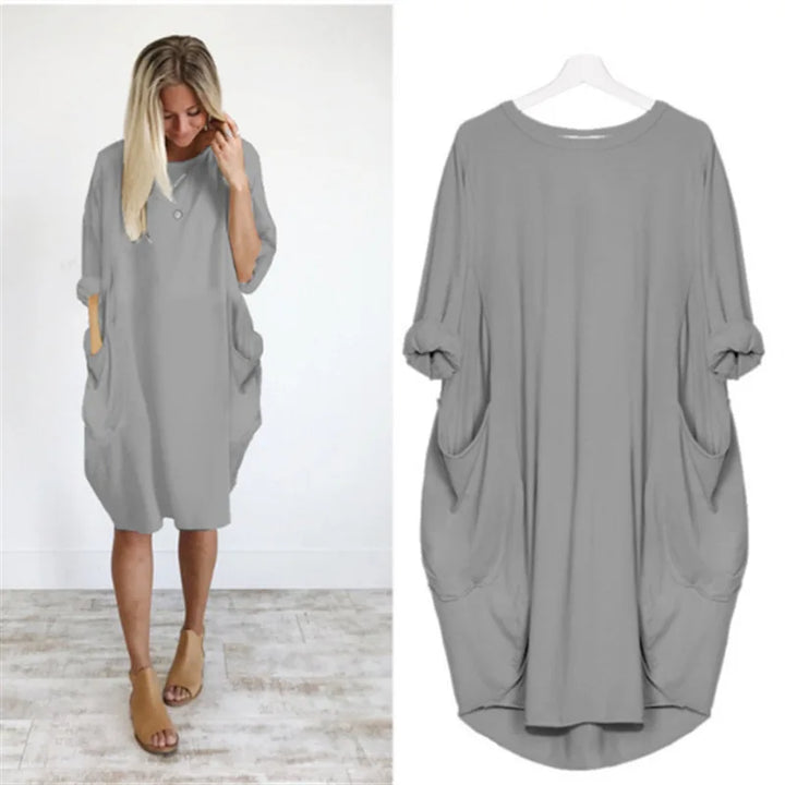 Olivia - Elegant dress with pockets