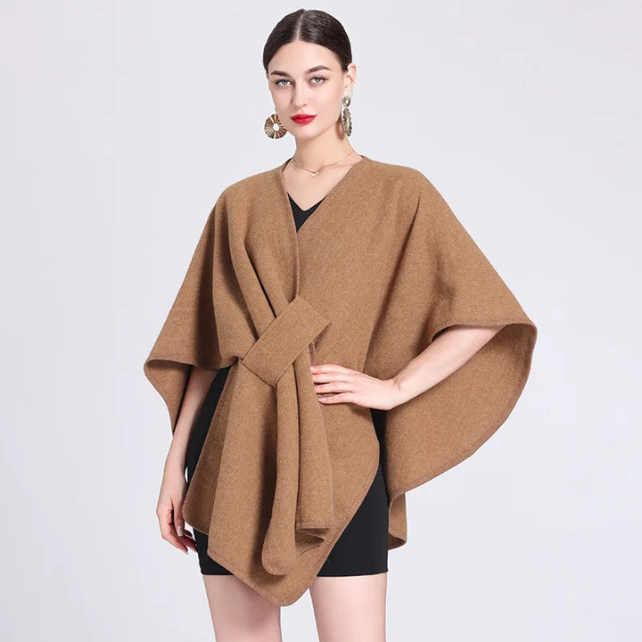 Amber - Elegant Poncho Cardigan