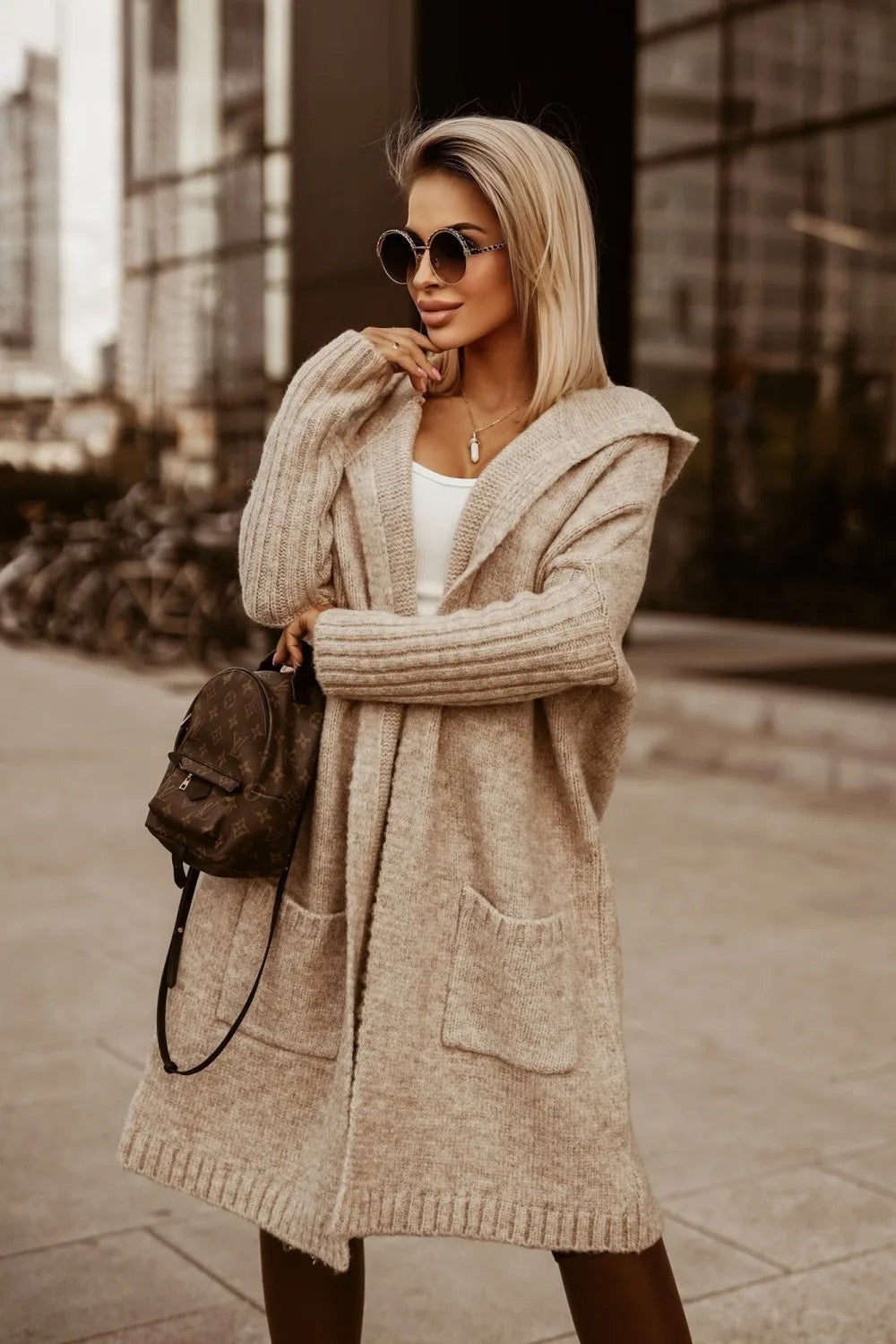 Noya - Long Knitted Cardigan