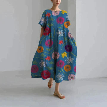 Delia | Women's dress with print