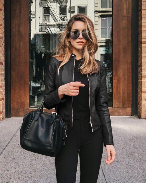 Grace | Elegant Leather Jacket