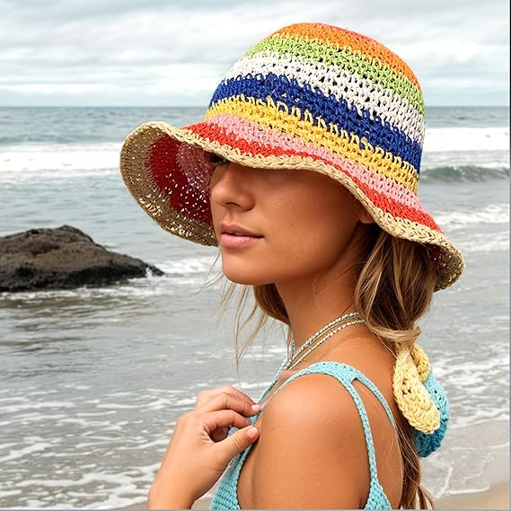 Lola | Elegant wide-brimmed folding sun hat