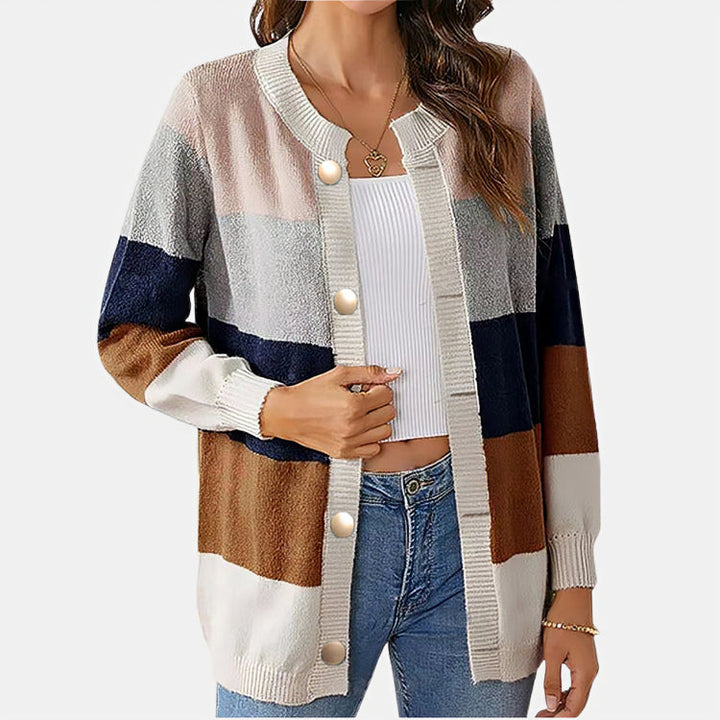 Evelyn - Bright striped cardigan