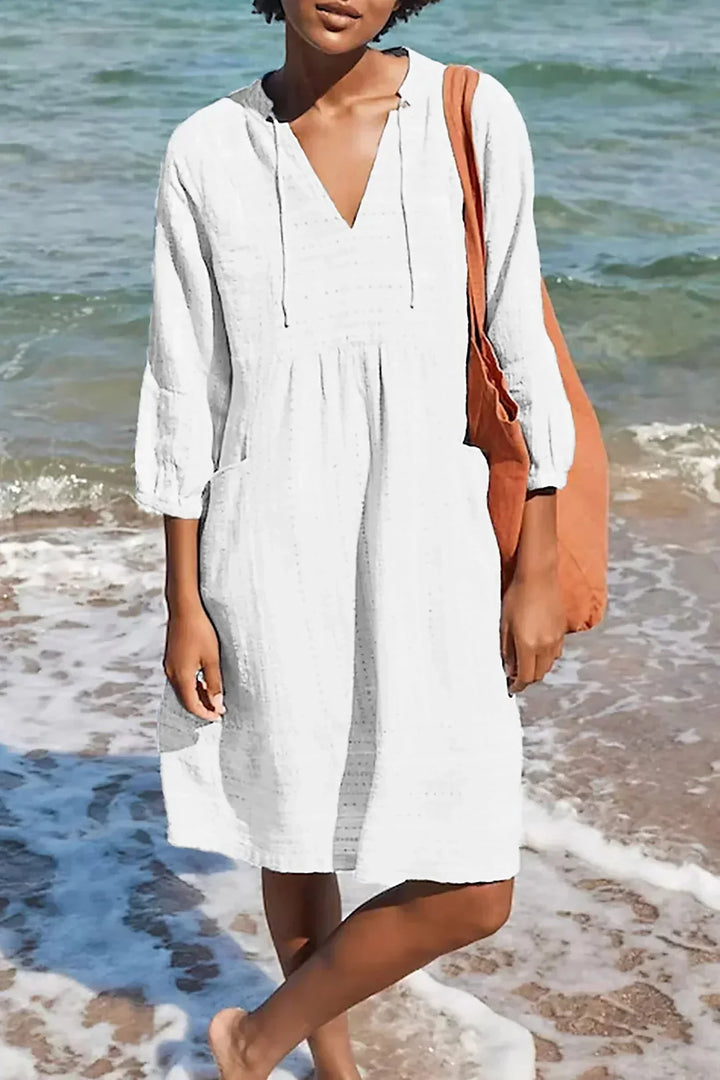 Holly - Elegant linen dress