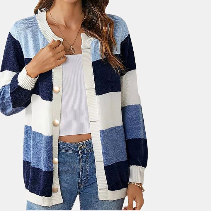 Evelyn - Bright striped cardigan