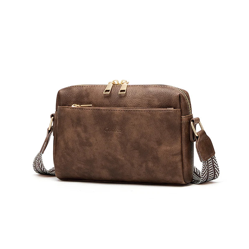 Maggie | Large Capacity Leather Crossbody Purse