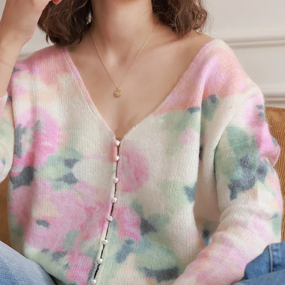 Frances | Elegant Floral Cardigan