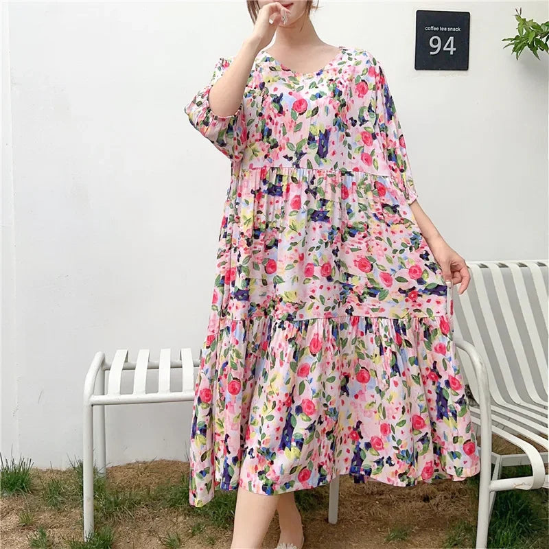 Marjolie - Flowy Dress