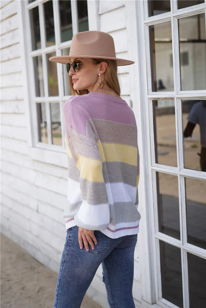 Rosie | Striped Oversized Sweater