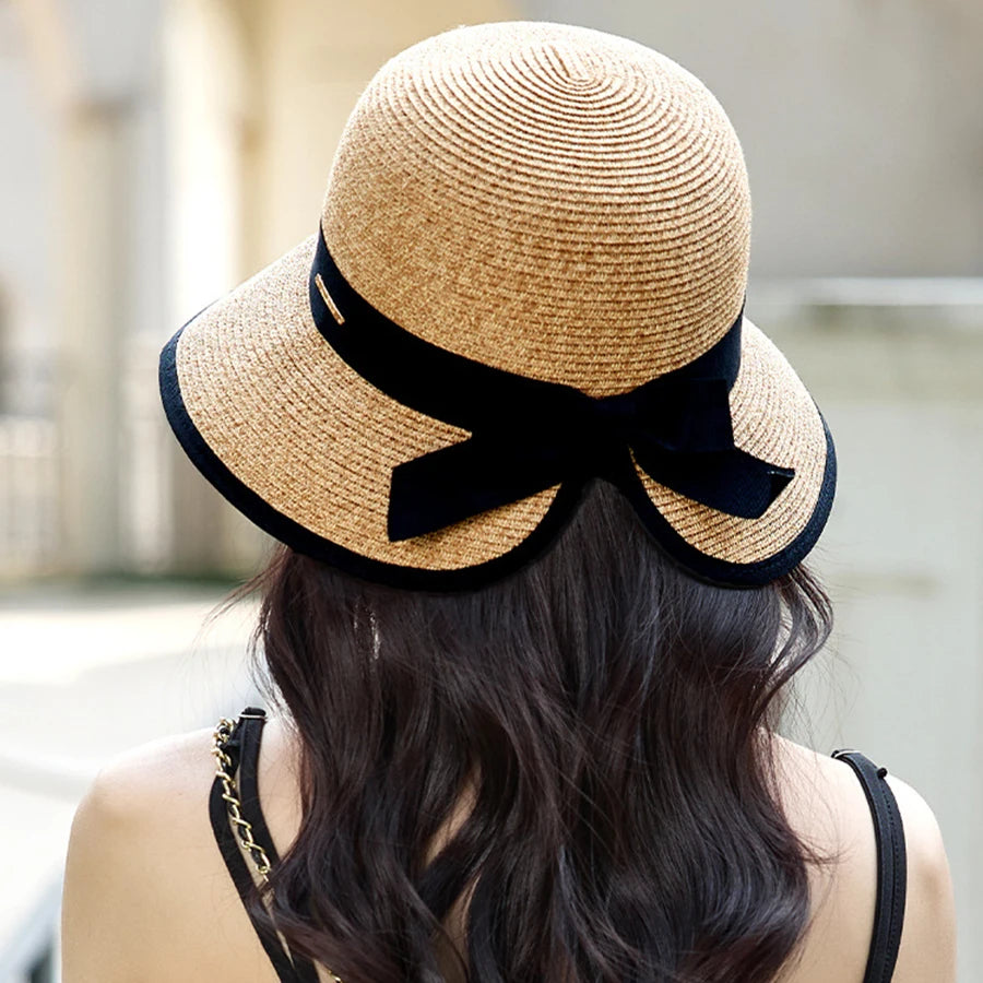 Cleo | Elegant wide-brimmed foldung sun hat