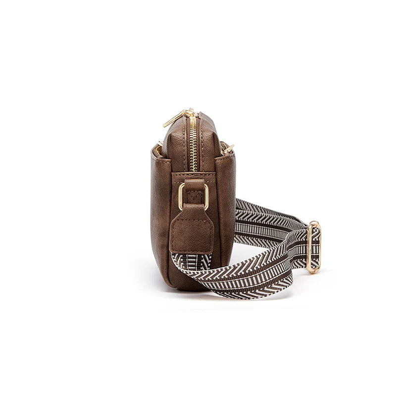 Maggie | Large Capacity Leather Crossbody Purse