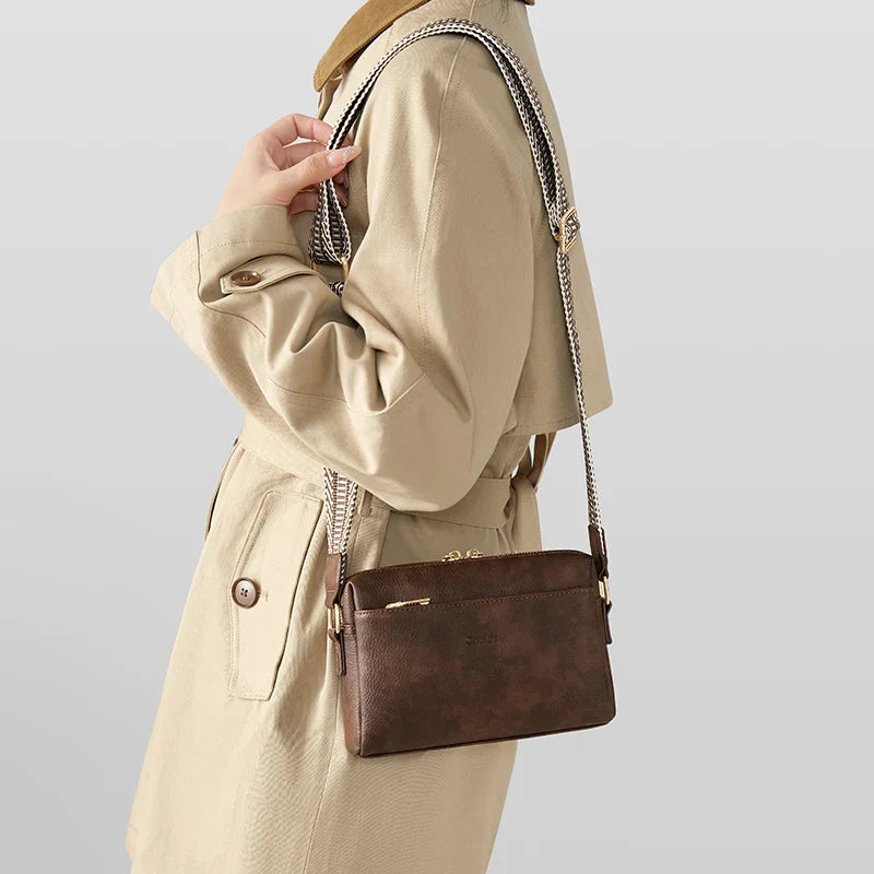 Maggie | Large Capacity Leather Crossbody Purse