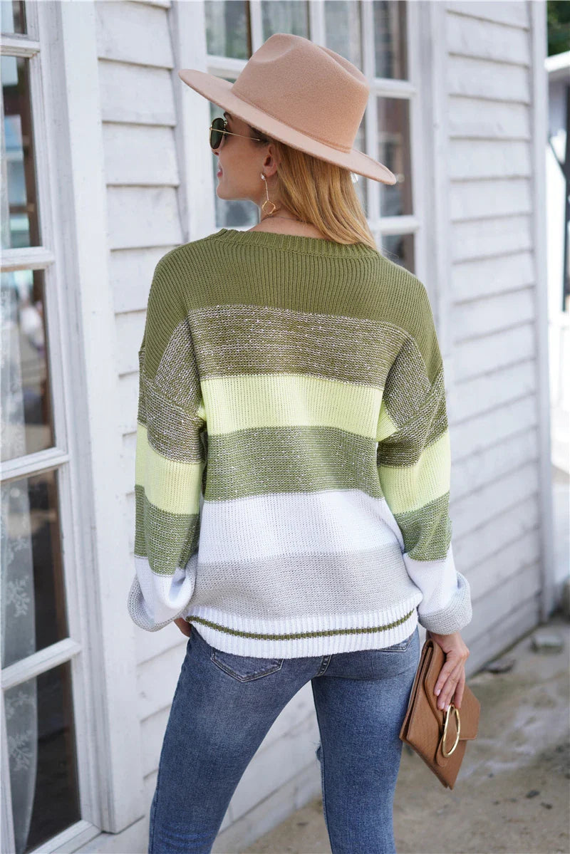 Rosie | Striped Oversized Sweater