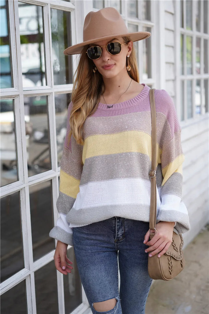 Rosie | Striped Oversized Sweater