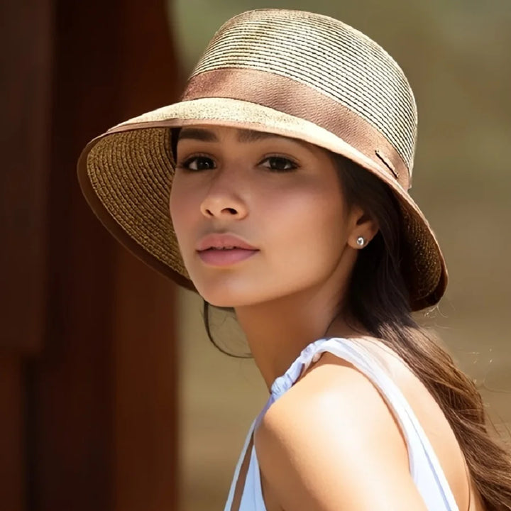 Cleo | Elegant wide-brimmed foldung sun hat