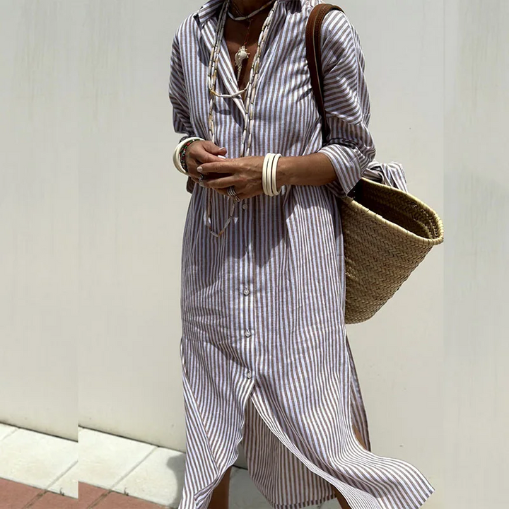 Jemima |  Elegant striped dress