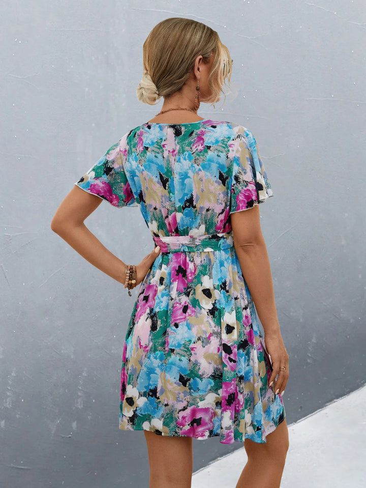 Evanna | Colourful floral dress