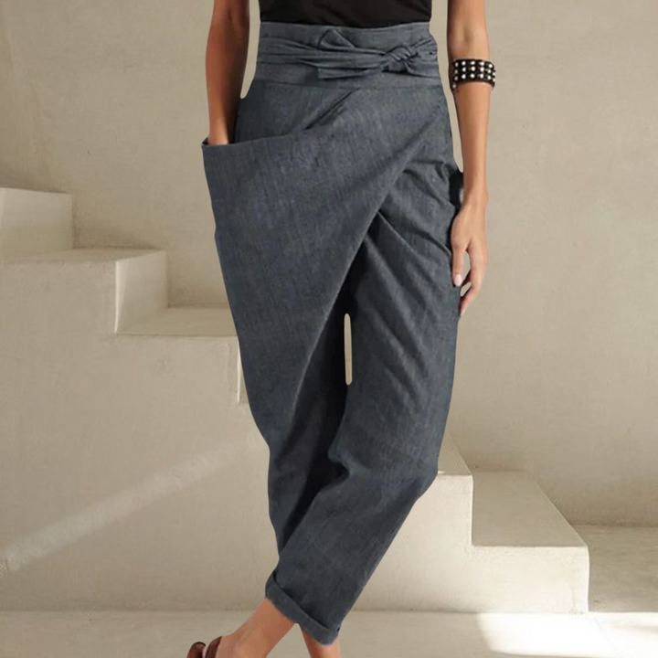 Sienna - High-Waist Wrapped Comfy Pants