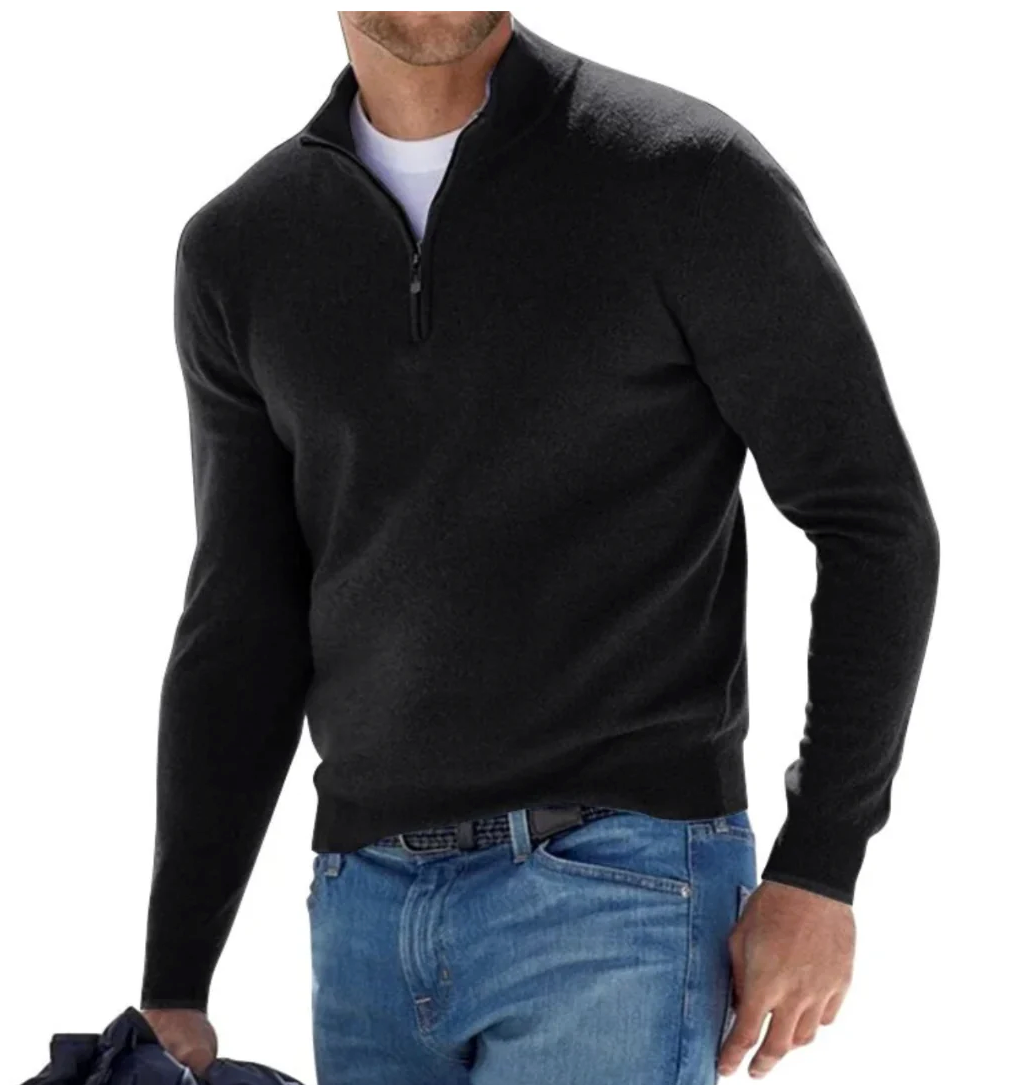 Oliver | Quarter Zip Sweater