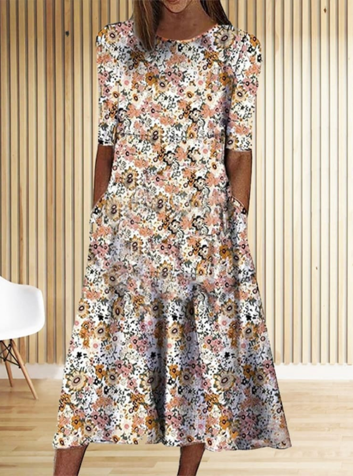 Milla | Floral Print Loose Dress