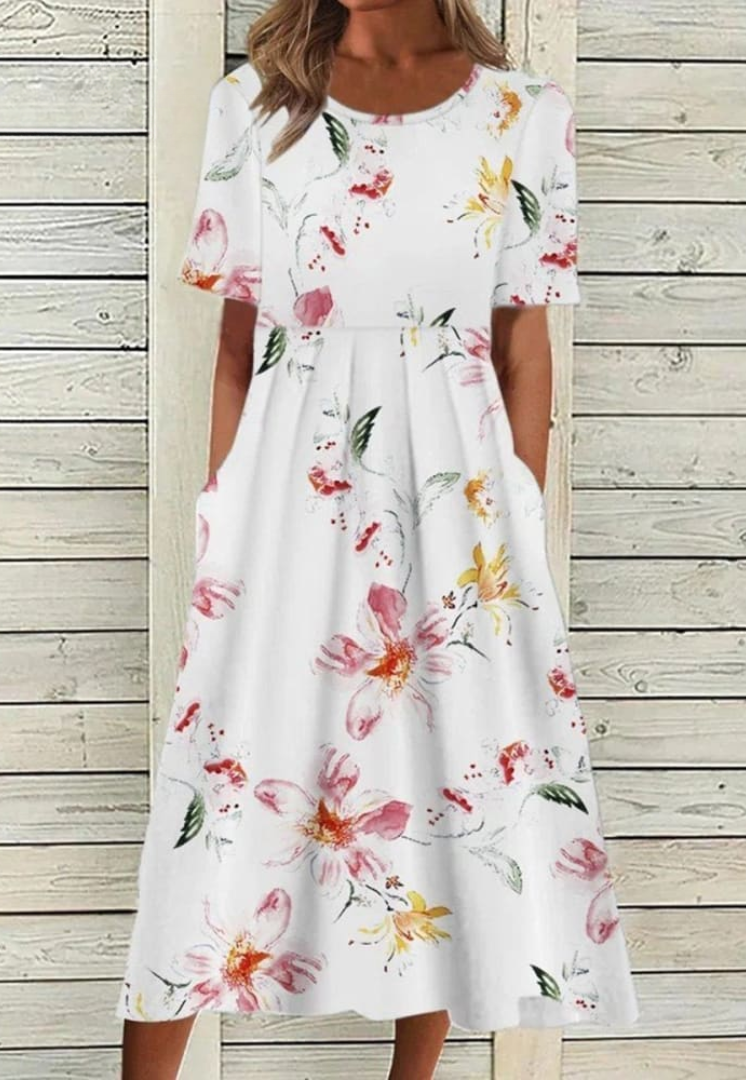 Milla | Floral Print Loose Dress