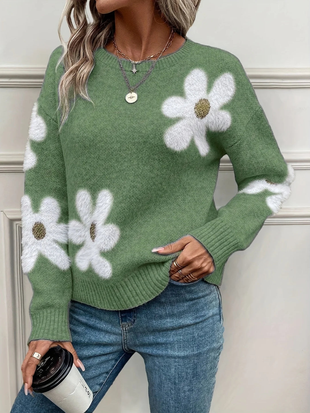 Keira - Floral Sweater