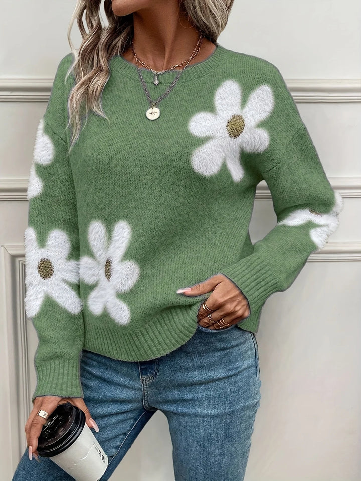 Keira - Floral Sweater