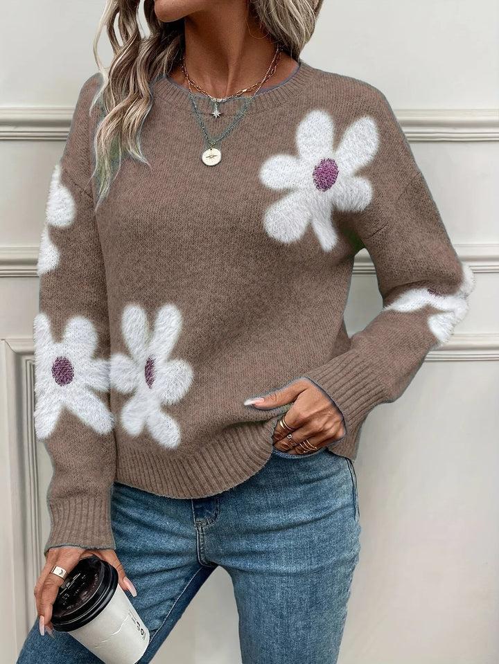 Keira - Floral Sweater