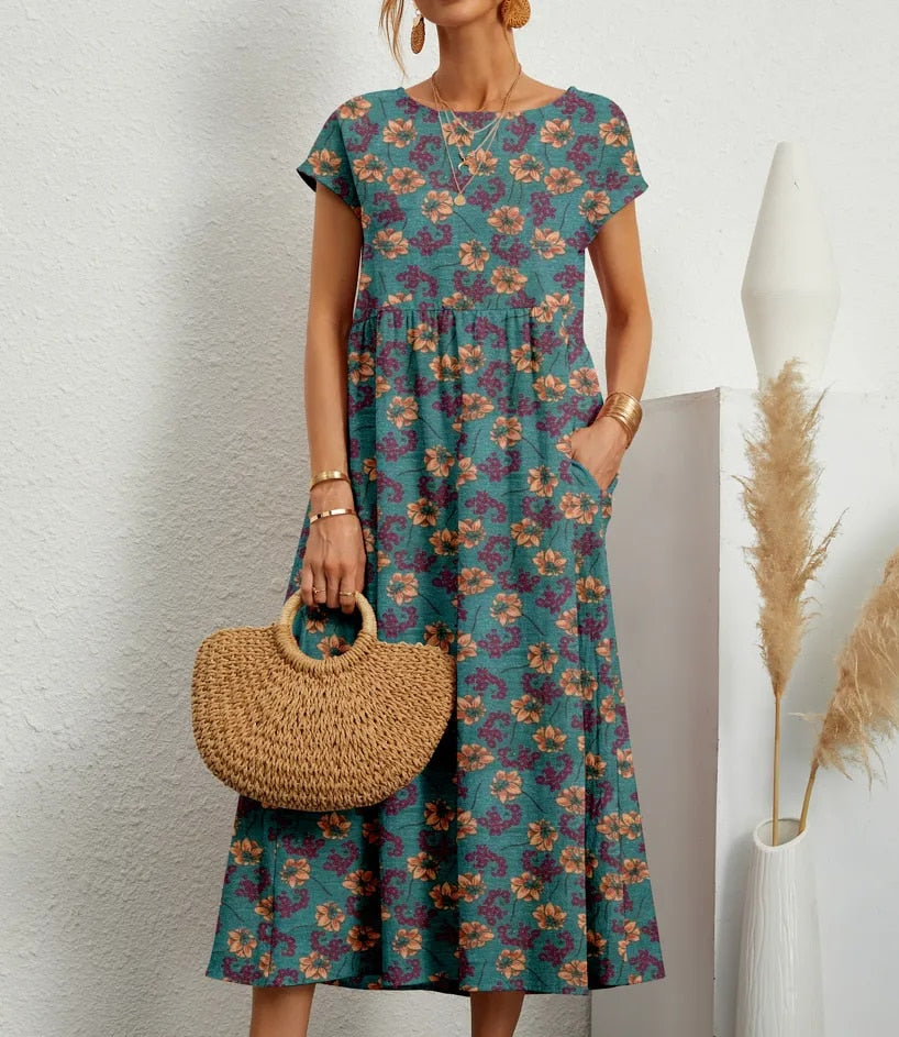 JOLENE - Cotton Linen Dress